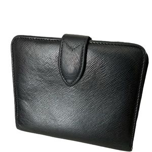 Vintage Coach Gramercy Continental Wallet Black Leather